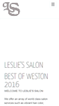 Mobile Screenshot of lesliessalon.com